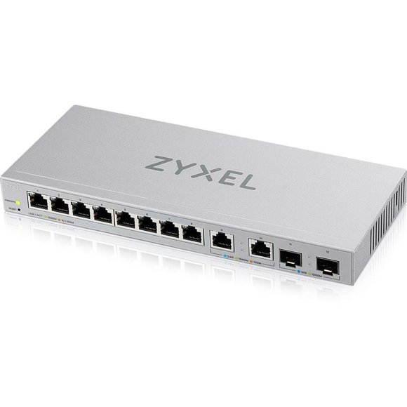 Switch Zyxel XGS1210-12 de 12 puertos multigigas gestionado por la web