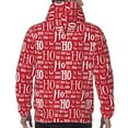 thumbnail image 7 of Pofeuu Hohoho5 Print Mens Casual Hooded Collar Drawstring Hoodies Pullover Sweatshirts Casual Long Sleeve Shirts-Medium, 7 of 7