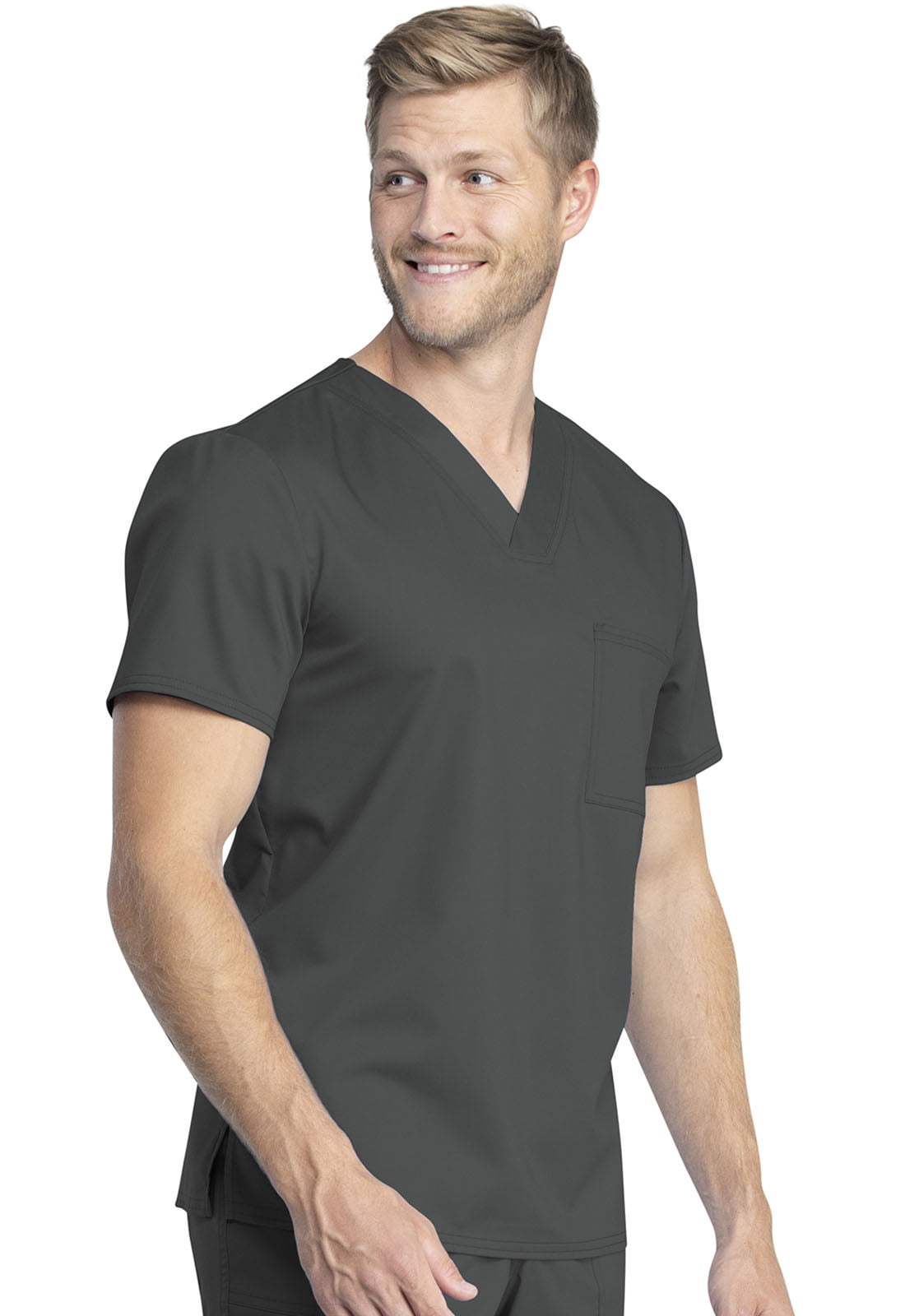 Details about   Wine Cherokee Scrubs WW Revolution Unisex V Neck Top WW742AB WIN Antimicrobial