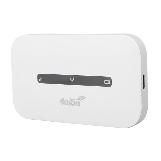 Mobile 4G Router, Mobile Hotspot Router 3000mAh Battery High Speed for Smart Home Devices Asian Version FDD: 1.3.5.8 TDD: 38.39.40.41,Eurasian Version FDD: 1.3.5.7.8.20 TDD: 40.41