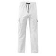 thumbnail image 4 of WERYOUNG Kids Cargo Pants With Pockets Elastic Waist Wide Leg Trousers Boys Girls Back To School Pants 11-12 Years, 4 of 5