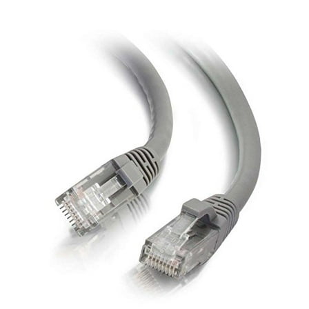 C2G/ Cables to Go 27131 Cat6 Cable - Snagless Unshielded Ethernet Network Patch Cable, Gray (3 Feet, 0.91 Meters)