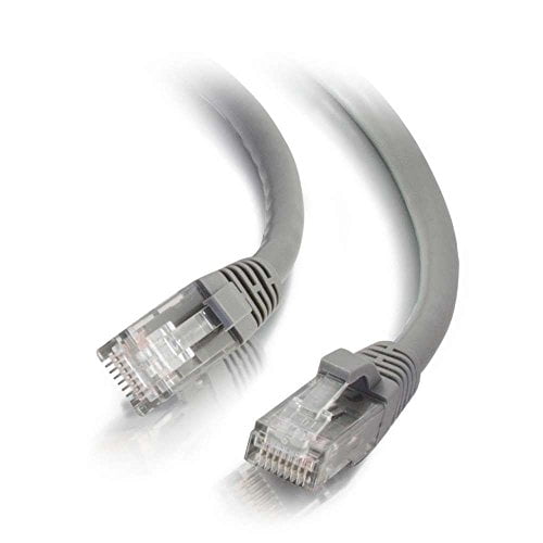 C2G/ Cables to Go 27131 Cat6 Cable - Snagless Unshielded Ethernet Network Patch Cable, Gray (3 Feet, 0.91 Meters)