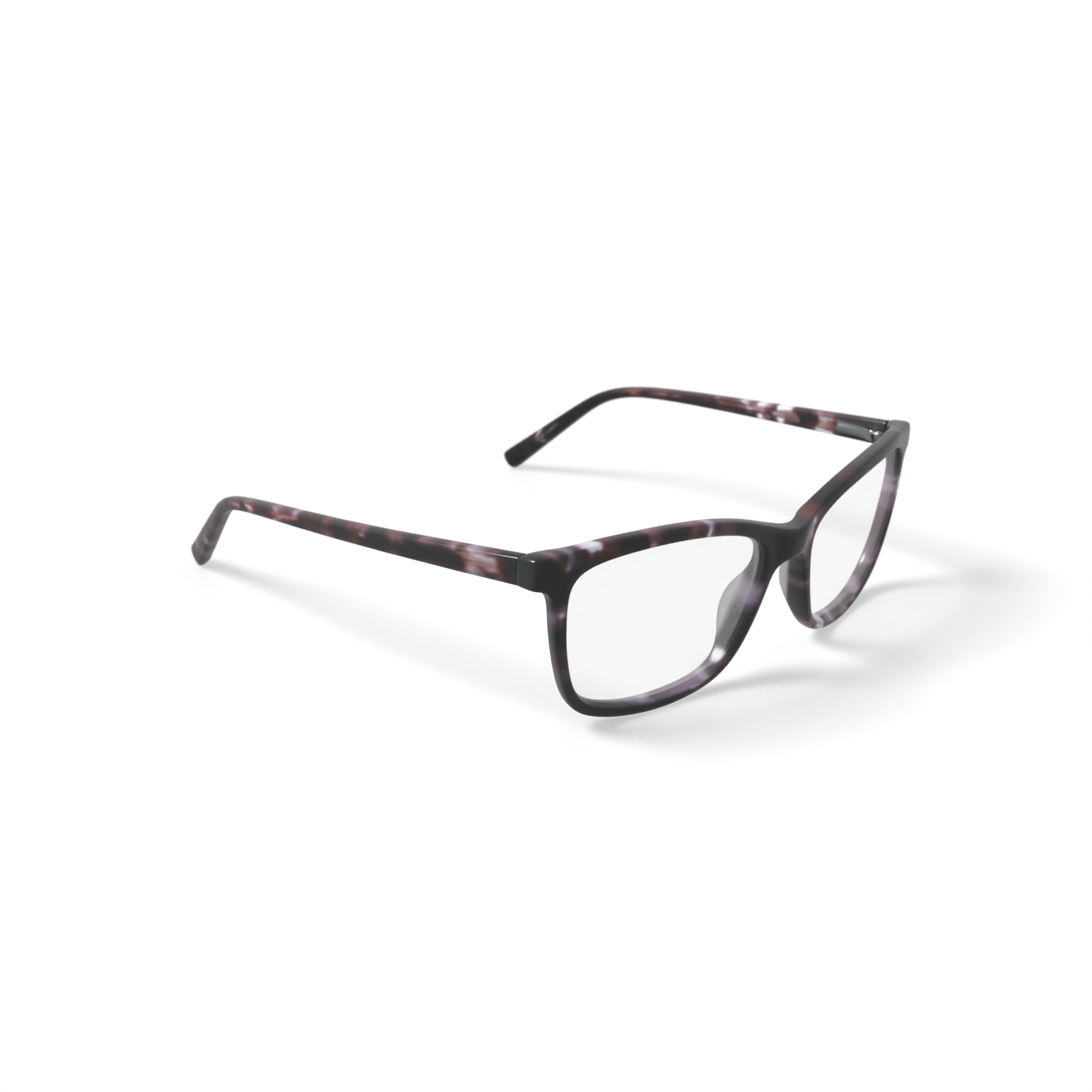 Women's Bio Eyes BE 19 Dahlia Rx'able Eyeglasses with Case, Dark Purple Tortoise, 52-15-140