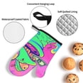 thumbnail image 3 of Fotbe Psychedelic Cartoon Frog for 4Pcs Oven Mitts and Pot Holders, 500℉ Heat Resistant Oven Mitts , Non-Slip Silicone Surface Safe for Baking, Cooking, BBQ, 3 of 6
