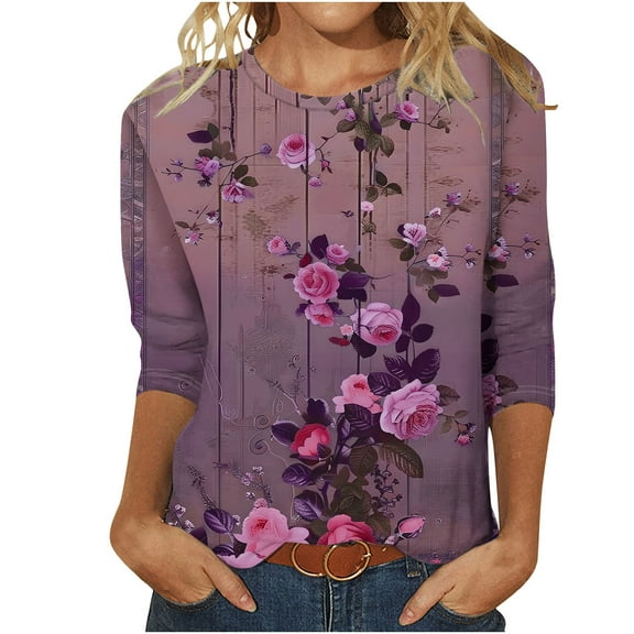 Shirts for Women Trendy 2025 Casual Summer Clothes for Women Over 50 Womens Summer Tops Casual Purple My Orders Placed By Me
