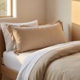 thumbnail image 2 of Unique Bargains 1 Pack Soft Cooling Cotton Pillowcase for Comfortable Sleep Light brown, 2 of 5