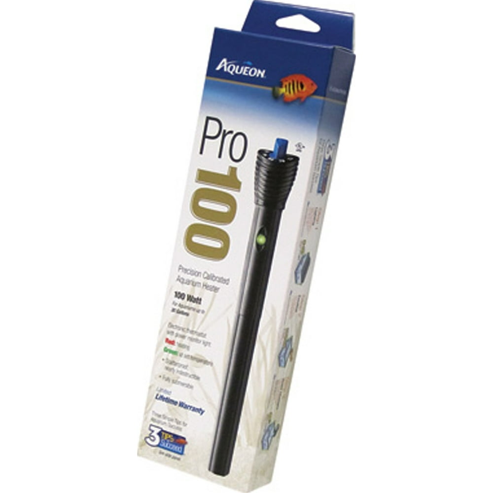 Aqueon Pro 100 Precision Calibrated Aquarium Heater, 100Watt Walmart