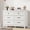 Ash White, variant on 6-Drawer Dresser 47" Wide, Freestanding Wooden Storage Chest with Ample Drawers, Closet Organizer for Bedroom, Living Room, Entryway, Ash White