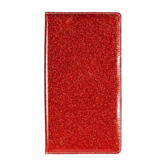 Car Registration And Insurance Holder Glitter PU Leather Girly Accessories Interior For Women Wallet Case With Closure Documents Cards Driver License Purple Gold