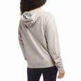 thumbnail image 3 of Danskin Women's Long Sleeve Melange Hoodie Pullover with Kangaroo Pocket (Beige/Small), 3 of 3