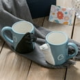 thumbnail image 3 of Mugs for Couples, 300Ml Ceramic Cute Couple Water Mug Gift Set Accent, 3 of 6