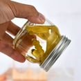thumbnail image 3 of 6 Set of Canning Lids Metal Jar Lids Canning Airtight Tinplate Lids Replacement Lids, 3 of 8