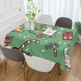 thumbnail image 2 of Yayeee Tablecloths 60" x 90" Rectangle Wrinkle Resistant Party Table Cover, Christmas Cookies, 2 of 8