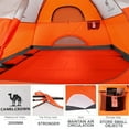 thumbnail image 4 of CAMEL CROWN 5-Person Camping Dome Tent, Waterproof, Spacious, Lightweight Portable Backpacking Tent for Outdoor Camping, 4 of 7