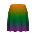thumbnail image 5 of aidice Workout Shorts for Women Skorts Summer Elastic Waisted Athletic Gym Gradient Color Skirts Shorts, 5 of 5