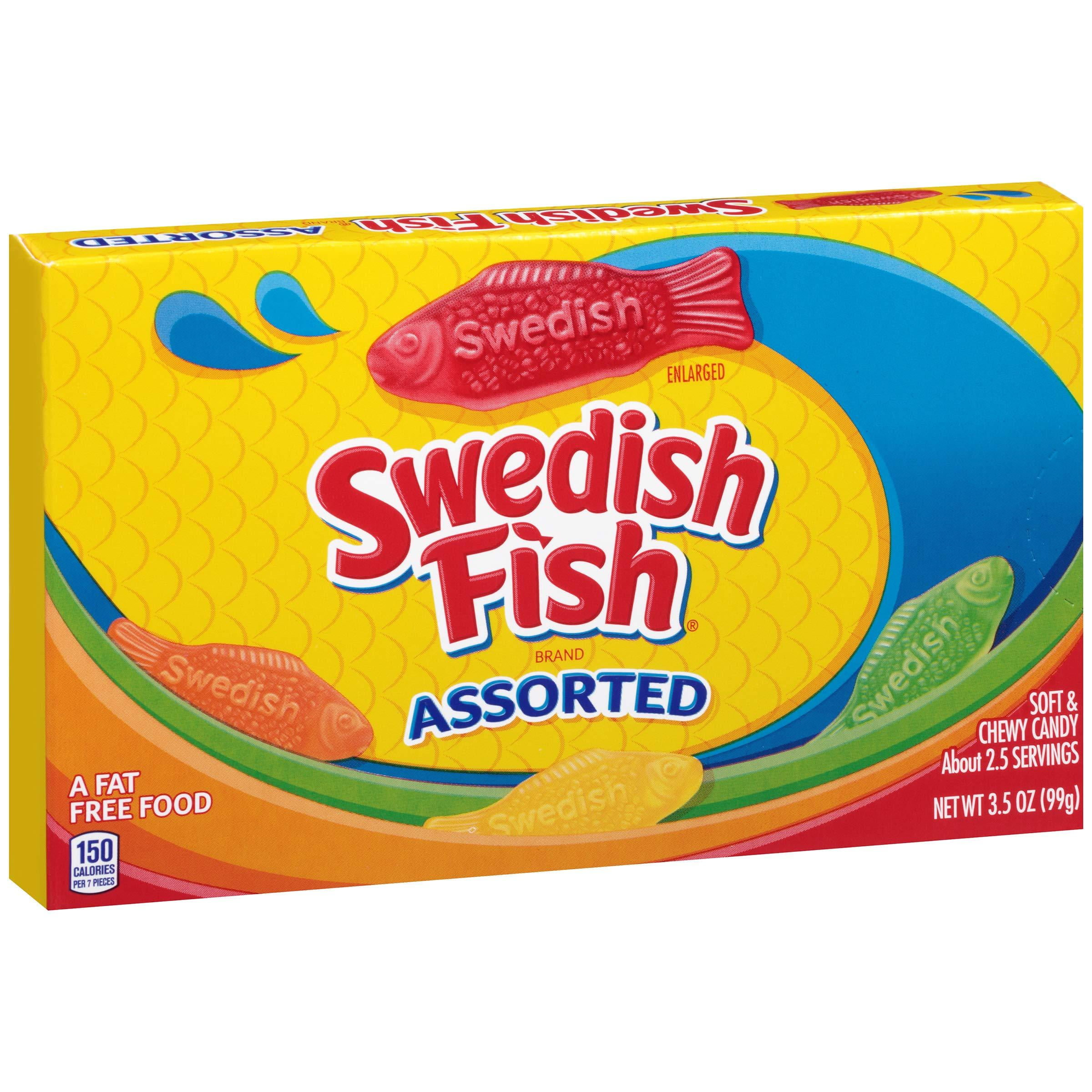 Swedish Fish Assorted Soft & Chewy Candy - 3.5-oz. Theater Box