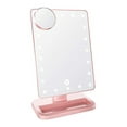 thumbnail image 6 of Impressions Vanity Touch XL Dimmable LED Makeup Mirror, Tabletop Lighted Vanity Mirrors (Rose Gold), 6 of 13