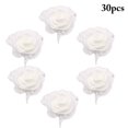 thumbnail image 1 of Coofit 30PCS Artificial Roses Decorative Elegant Lace Flowers DIY Craft Roses, 1 of 7