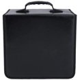 thumbnail image 4 of DVD Binder Case 400 Discs CD Storage Box Containers Video PU Leather Wallet Bag Zipped Large Capacity Wearproof Suitcase Holder Handbag Black, 4 of 5