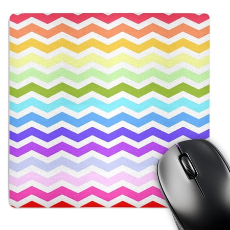 3dRose  Bright Colorful Rainbow Chevron Zig Zag Stripes aka Multicolored  MousePad price history on PriceWatchPro