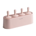 thumbnail image 1 of Inteprter Moldes de hielo de silicona de fácil liberación para golosinas caseras de hielo hechas de moldes de silicona de calidad alimentaria Cocina y Comedor Rosa claro, 1 of 6