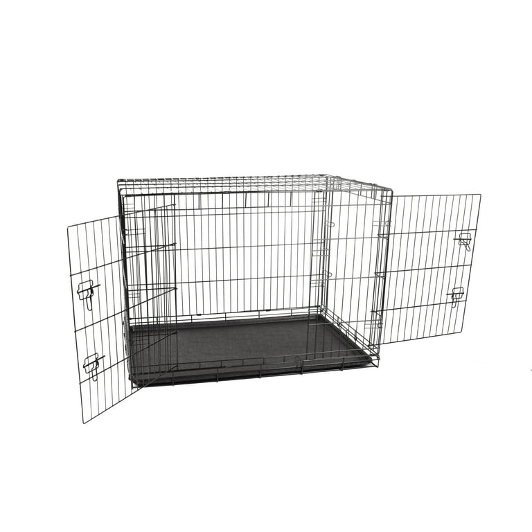 Carlson secure and compact single door top metal dog crate