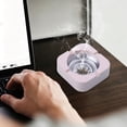 thumbnail image 5 of Portable Ash Tray,Square Stainless Steel Tabletop Ashtray,Ash Container,Ashtrays with 4 Holder,Ashtray Ash Holder,Reusable Home Ashtray for Living Room Bedroom Office,Small Outdoor Ashtray,Z_Black, 5 of 8