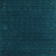 thumbnail image 1 of Ahgly Company Indoor Square Abstract Turquoise Blue Contemporary Area Rugs, 6' Square, 1 of 4