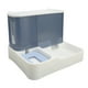 thumbnail image 2 of Comedero automático para gatos, simple, transparente, de gran capacidad, 2 en 1, alimentador de comida para mascotas y dispensador de agua para gatos y perros, color azul, 2 of 12