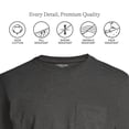 thumbnail image 3 of Lands' End Men's Super-T Short Sleeve T-Shirt with Pocket, 3 of 5