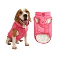 thumbnail image 2 of Warm Dog Winter Coat, Waterproof Windproof Pet Jacket with Soft Fleece Lining, Adjustable Vest for Small to Medium Dogs ,Hot Pink XXXL, 2 of 8