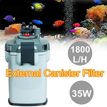 Moaere 15-45W 800-2200L/H Aquarium External Canister Water Filter Sponge Fish Tank (Best External Aquarium Filter)