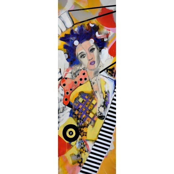 Mimography Marionette Painting Print on Wrapped Canvas