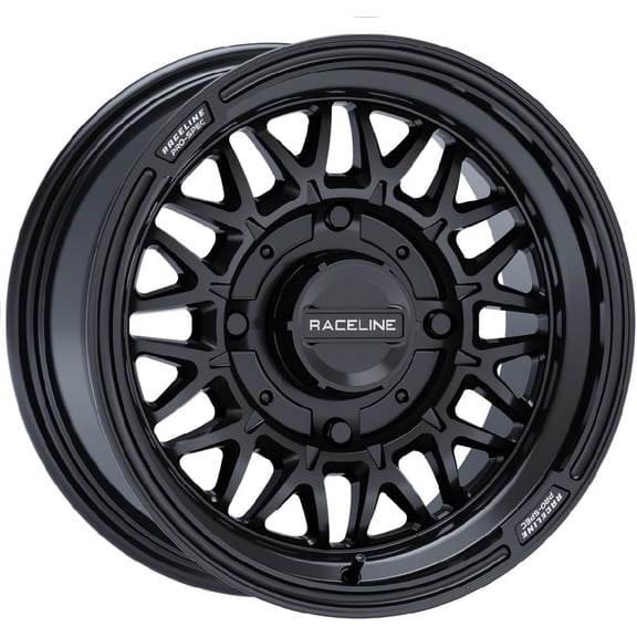 Raceline A13GB-57037 10 A13 Omega Beadlock Wheel - 15x7 - 5 2 (10mm) - 4/137 - Gloss Black