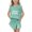 Green, variant on Hiijoy Toddler Girls Outfits Letter Print Tank Top Shorts Summer Clothes Set, Sizes 4-5T