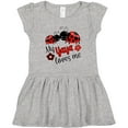 thumbnail image 3 of Inktastic My Yaya Loves Me with Cute Ladybugs Girls Toddler Dress, 3 of 5
