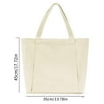thumbnail image 2 of Bolsa con porta esterilla de yoga, bolsa de mano para pilates y bloque de yoga para mujer, bolsa de hombro de lona con bolsillo para gimnasio, oficina, viajes, 2 of 5