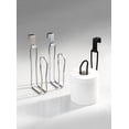 thumbnail image 3 of SunnyPoint Over The Tank Toilet Tissue Paper Roll Holder Dispenser and Reserve for Bathroom Storage and Organization - Metal, Hanging, Holds 1 Roll (Chrome), 3 of 5