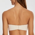 thumbnail image 2 of MELENECA Strapless Bra Minimizer with Underwire for Women Sand Dollar 42DD, 2 of 4