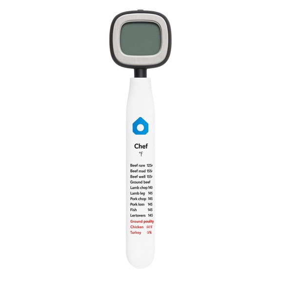 Digital Instant-Read Kitchen Thermometer – Quick Meat & Food Temperature Probe for Grilling, Roasting, Baking & BBQ
