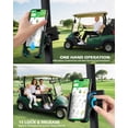 thumbnail image 5 of FLORICH Cart Phone Holder Mount - 3s Phone Clip Install, 1s Lock & Release，Phone Caddy for iPhone Galaxy & More Fits Yamaha Club Car EZGO Icon, 5 of 7
