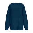 thumbnail image 5 of Futezty Casual Long Sleeve Round Neck Pullover Sweatshirt Pullover Solid, 5 of 5