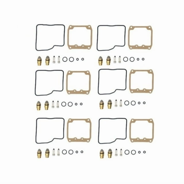 6 Pcs Suzuki vs800 vz800 vs1400 1992-2004 Accessoires de Moto Kit de Réparation de Carburateur Voiture de Rétrofit