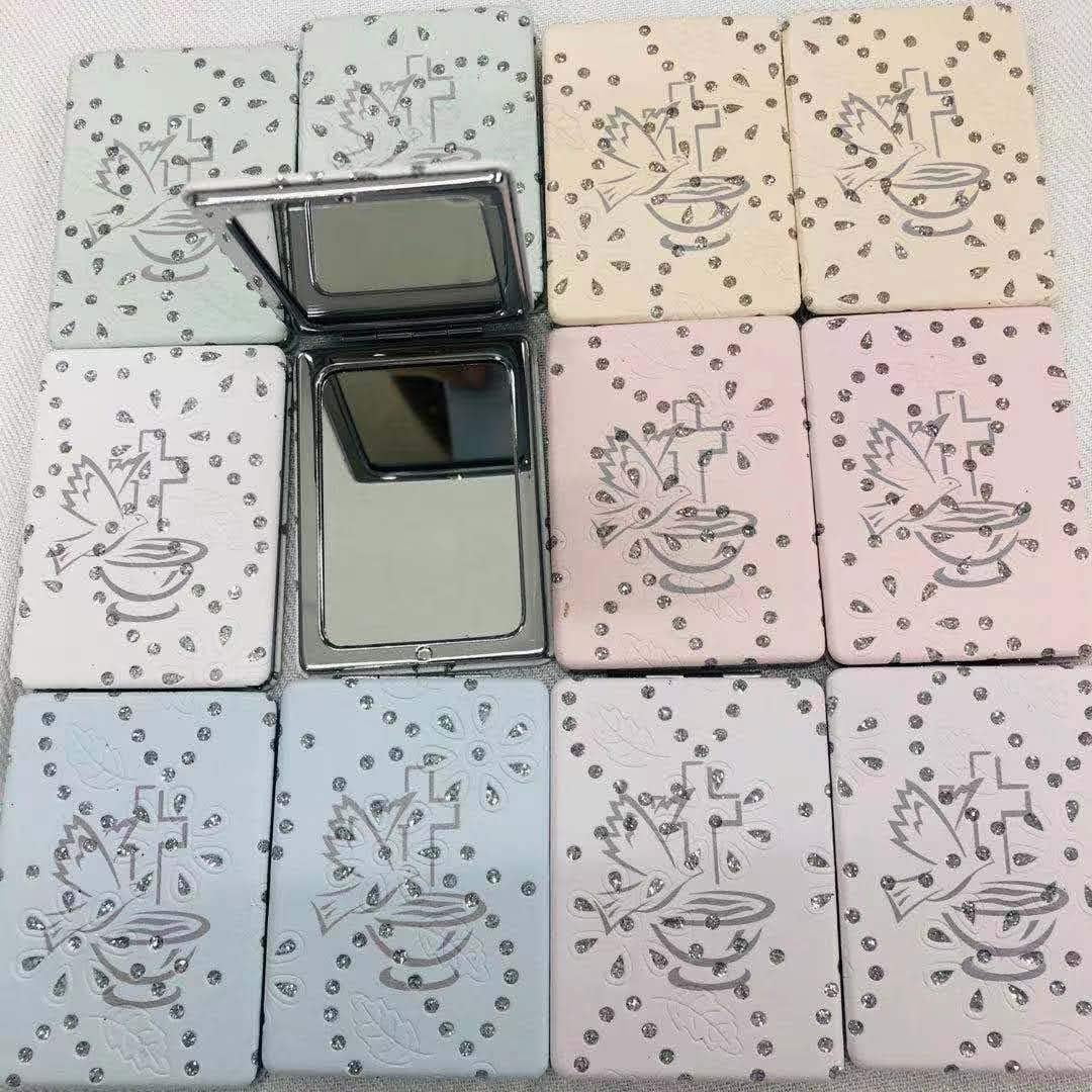 Set of 12 Princess Compact Mirror for Wedding/Bridal Shower/Baby Shower/Quinceañera/Birthday/Baptism/Religious Gift/Favor