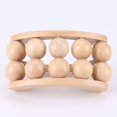 thumbnail image 2 of Rodillo de bola de masaje – Masajeador de cuerpo total de madera de mano para espalda, cuello, pies, pantorrilla, pierna, brazo – Masajeador de tejido profundo para aliviar músculos dolorido, 2 of 4