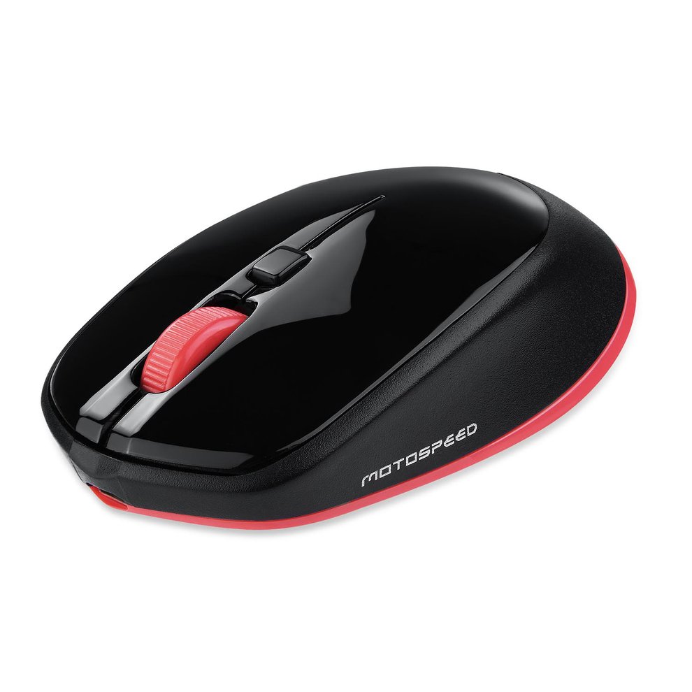 wireless mouse red light