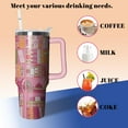 thumbnail image 3 of 40oz Book Tumbler with Handle and Straw - Insulated Stainless Steel Travel Mug, Gift for Book Lovers, Readers, Librarians & Bookworms, Vacuum Insulated Coffee & Water Bottle with Lid, 3 of 6