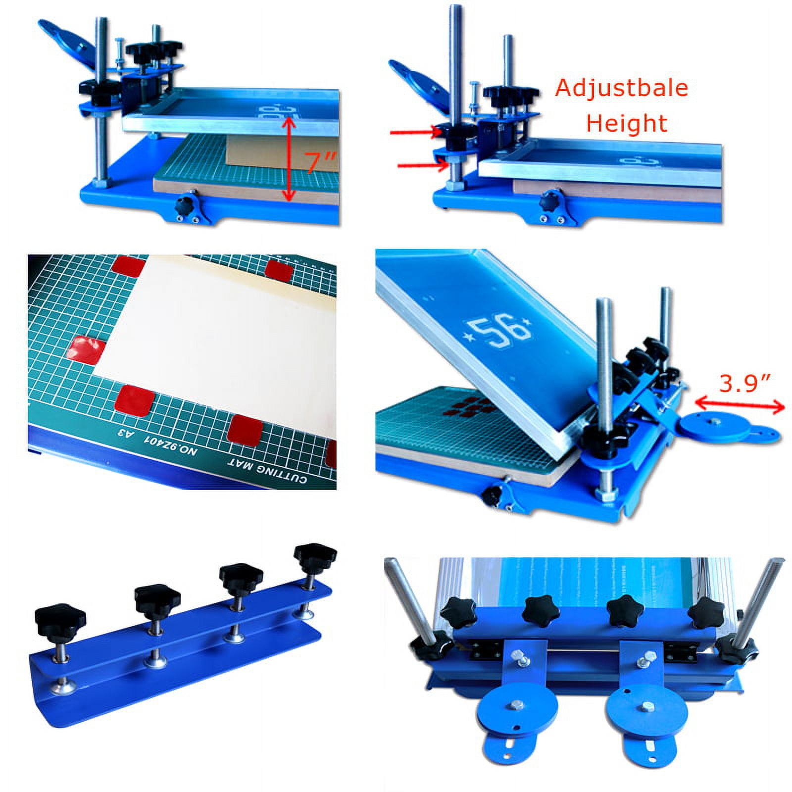TECHTONGDA 3D Screen Printing Machine Micro-registration