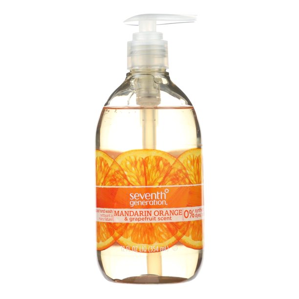 Seventh Generation Hand Wash Soap Mandarin Orange & Grapefruit 12 oz